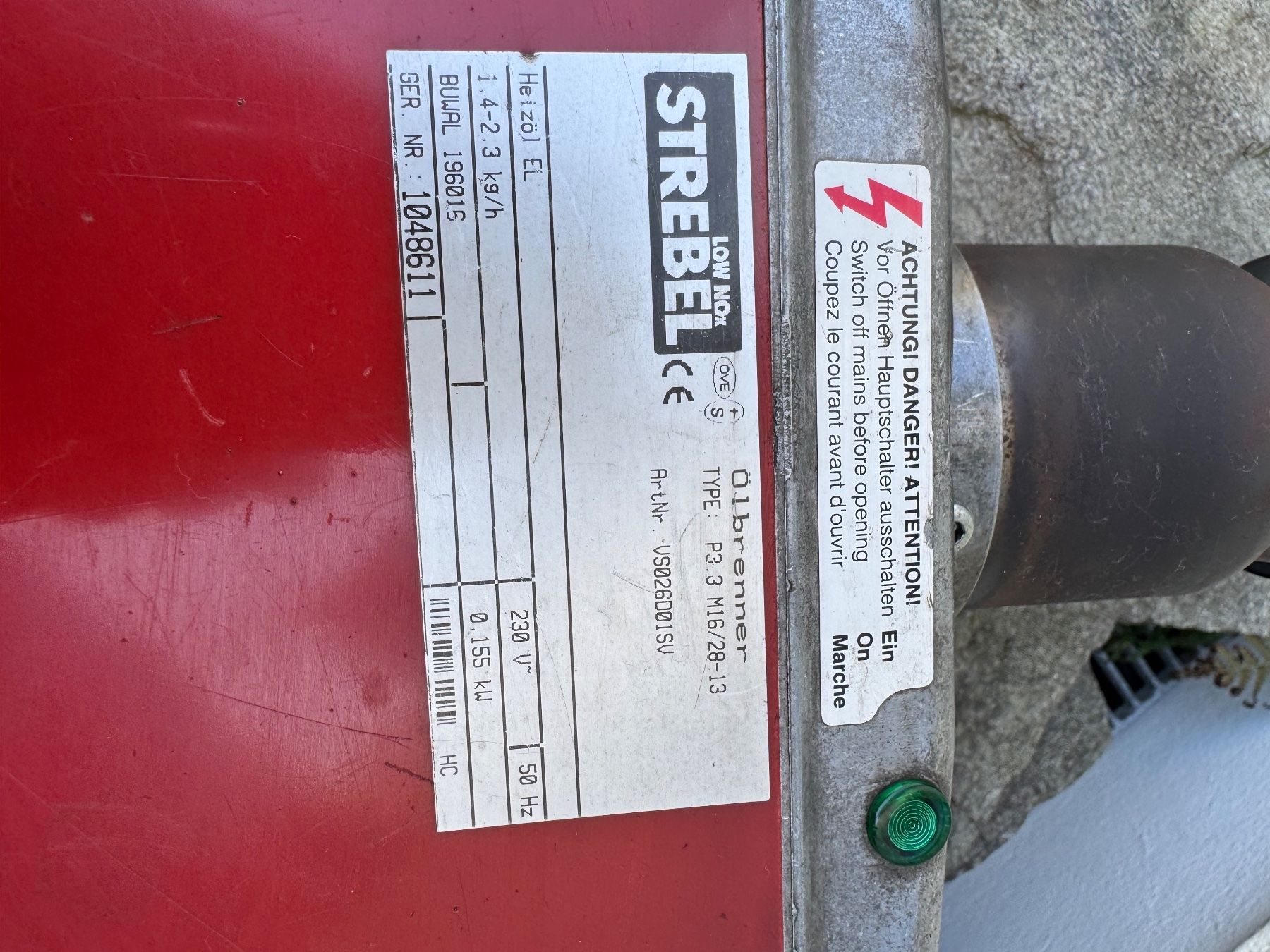 Heizgeräte: ÖLBRENNER  STREBEL LOW NOx – Gebraucht aus Brugg AG von GerhardG 1