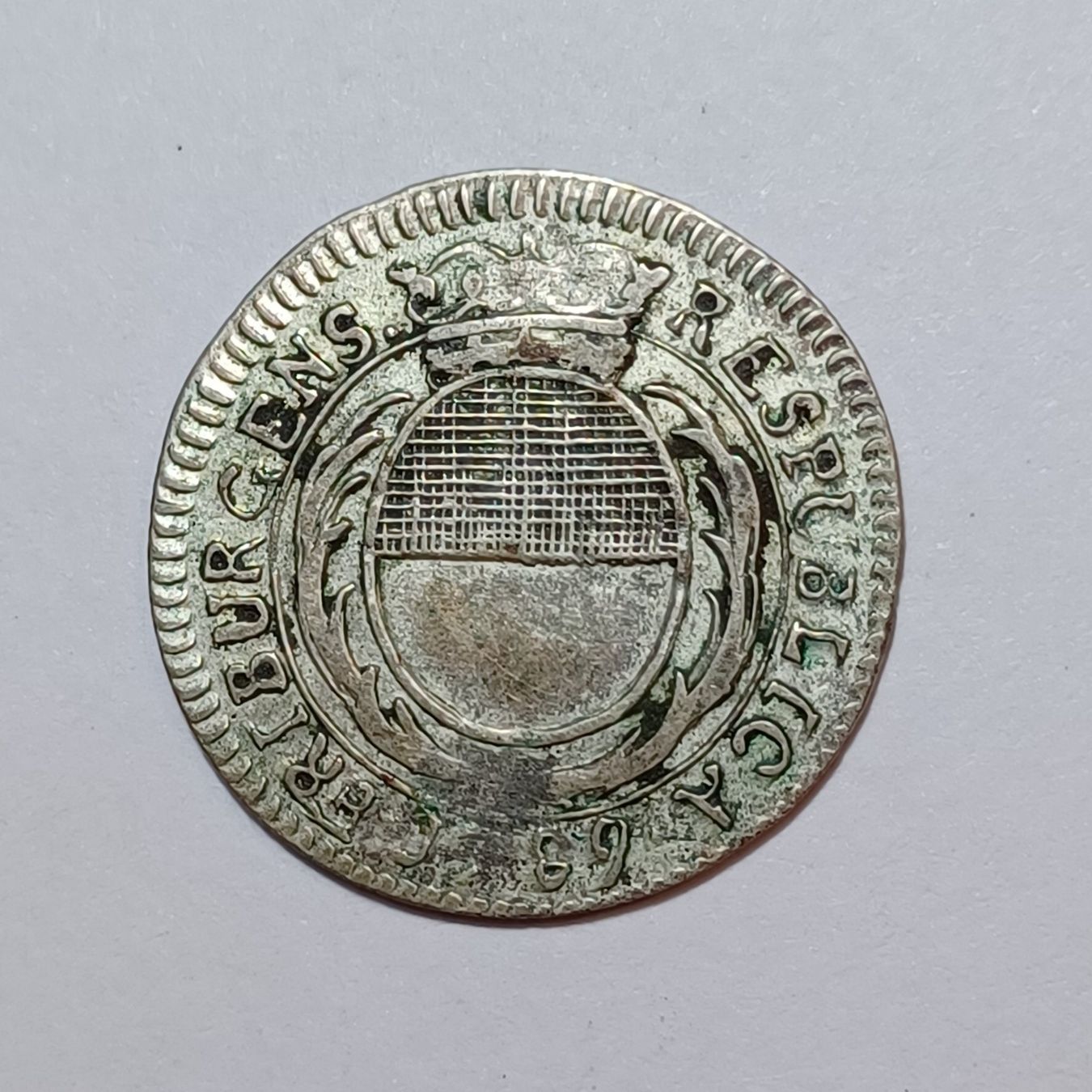 Alle Münzen: 7 Kreuzer 1789 Freiburg s-ss – Gebraucht aus Pfäffikon ZH von Welt_Muenzen