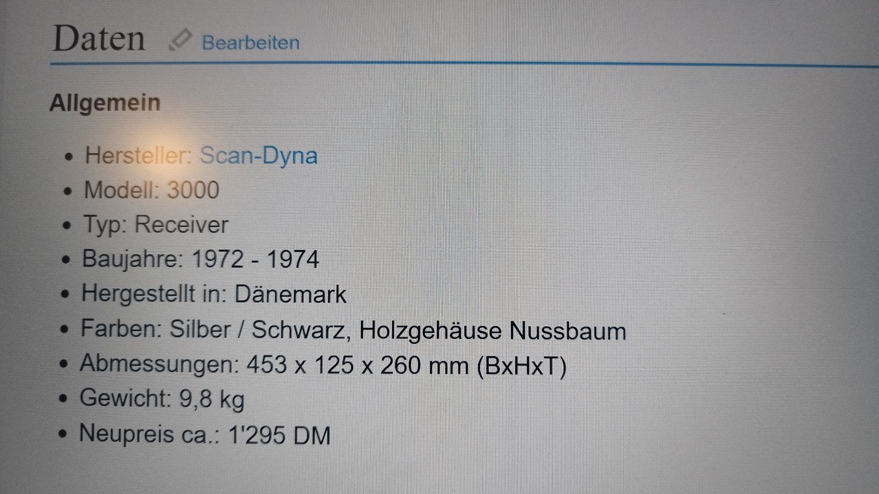 Récepteurs: SCAN DYNA Receiver 3000 – D'occasion à Zollikofen par Reiterglueck 7