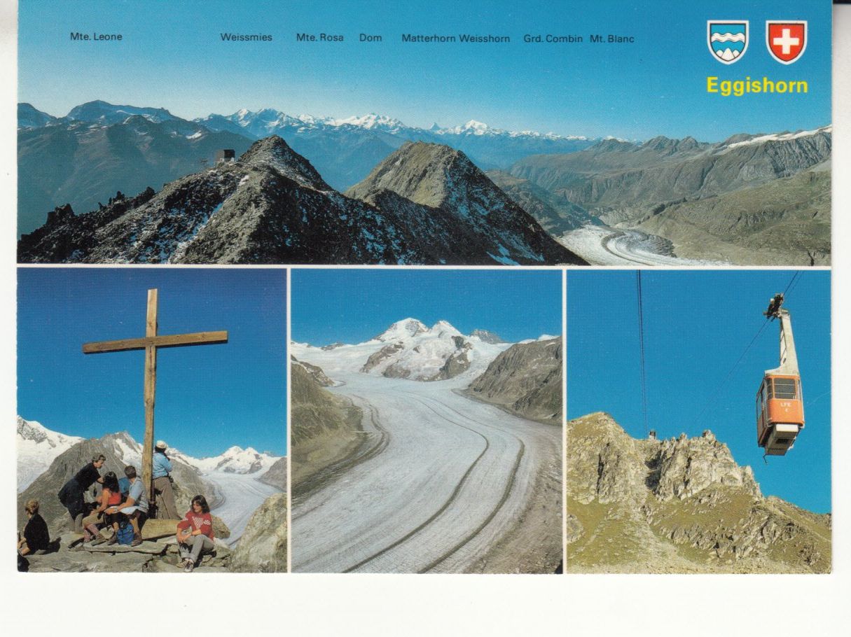 Cartoline postali: Eggishorn ca. 1970 – Usato da Bürglen TG venduto da StampGraf