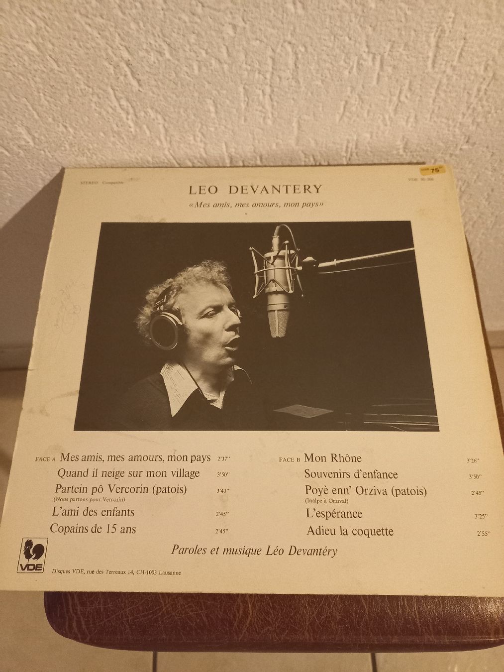 Dischi in vinile: Vinyle Leo Devantéry "Mes amis, mes amours, mon pays"! – Usato da Moutier venduto da mus_7vbp 1