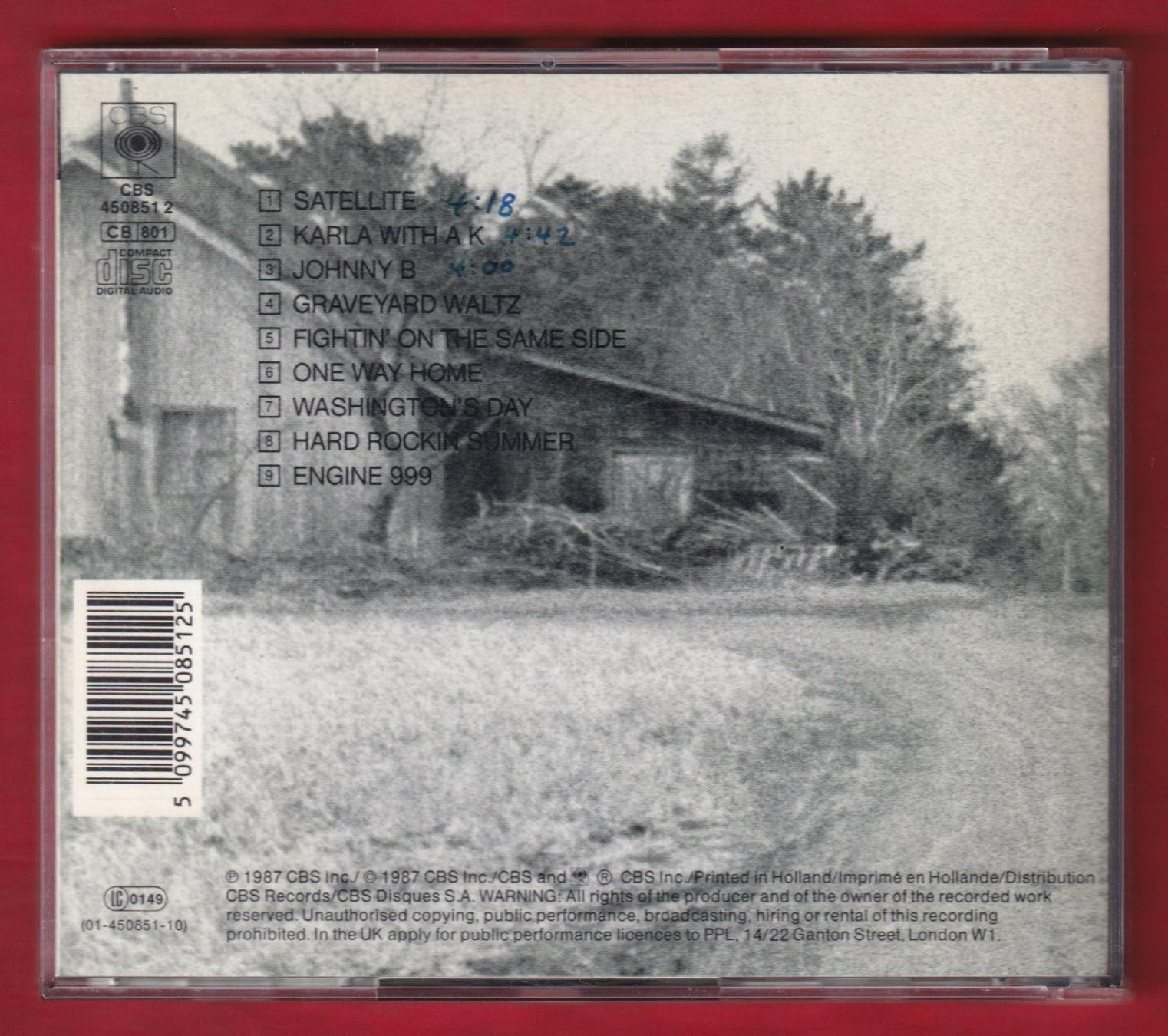 CD: Hooters - One Way Home (CD) – Usato da Zürich venduto da Pfluftl2000 1