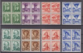 Pro Juventute 1939 - 1940 bloc de 4 neuf**