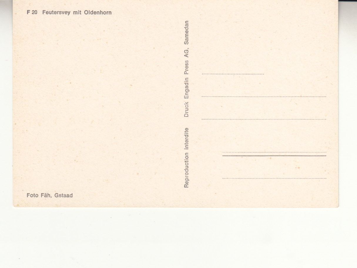 Cartes postales: Feutersvey ca. 1960 – D'occasion à Bürglen TG par StampGraf 1