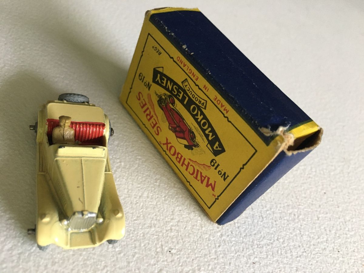 Matchbox Modellini d'auto: Lesney MG Midget 19a – Usato da Grellingen venduto da Toyhamster 3