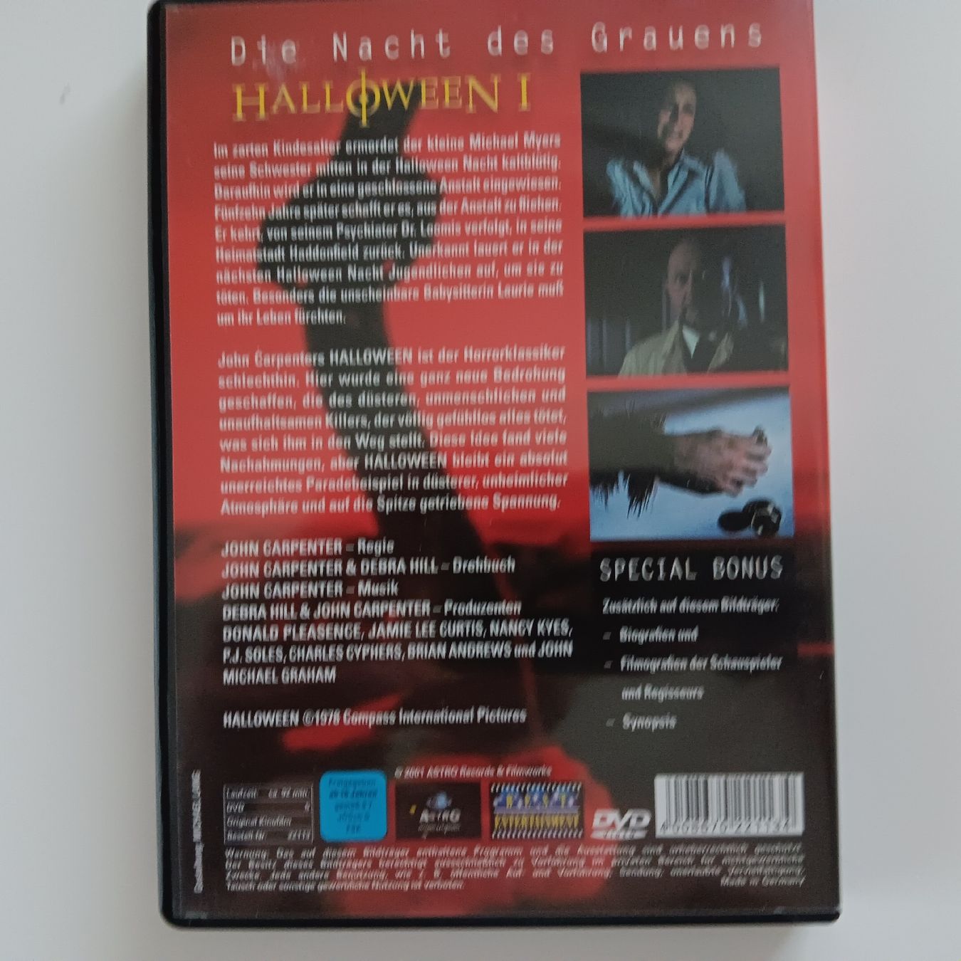 Tutti i DVDs: DVD Halloween 1 2001 – Usato da Chur venduto da chr_b2cn 1
