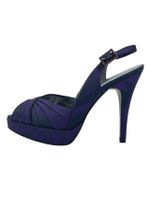 Stuart Weitzman Fiore Peeptoe Plateau Pump EU 36.5 Lila