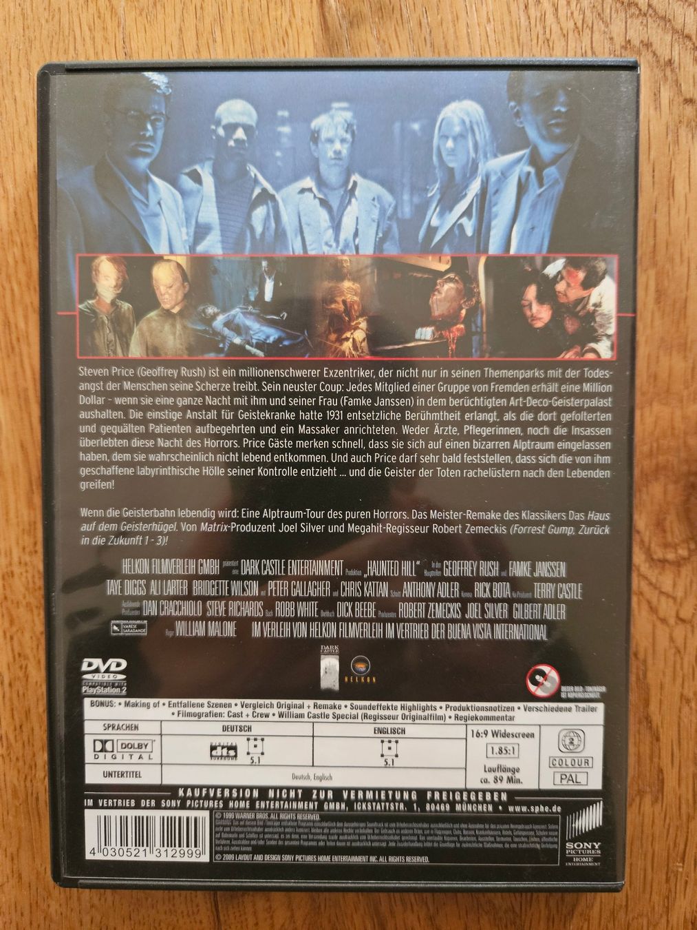 Tous les DVDs: Haunted Hill – D'occasion à St.Gallen par Capsule_Corporation 1