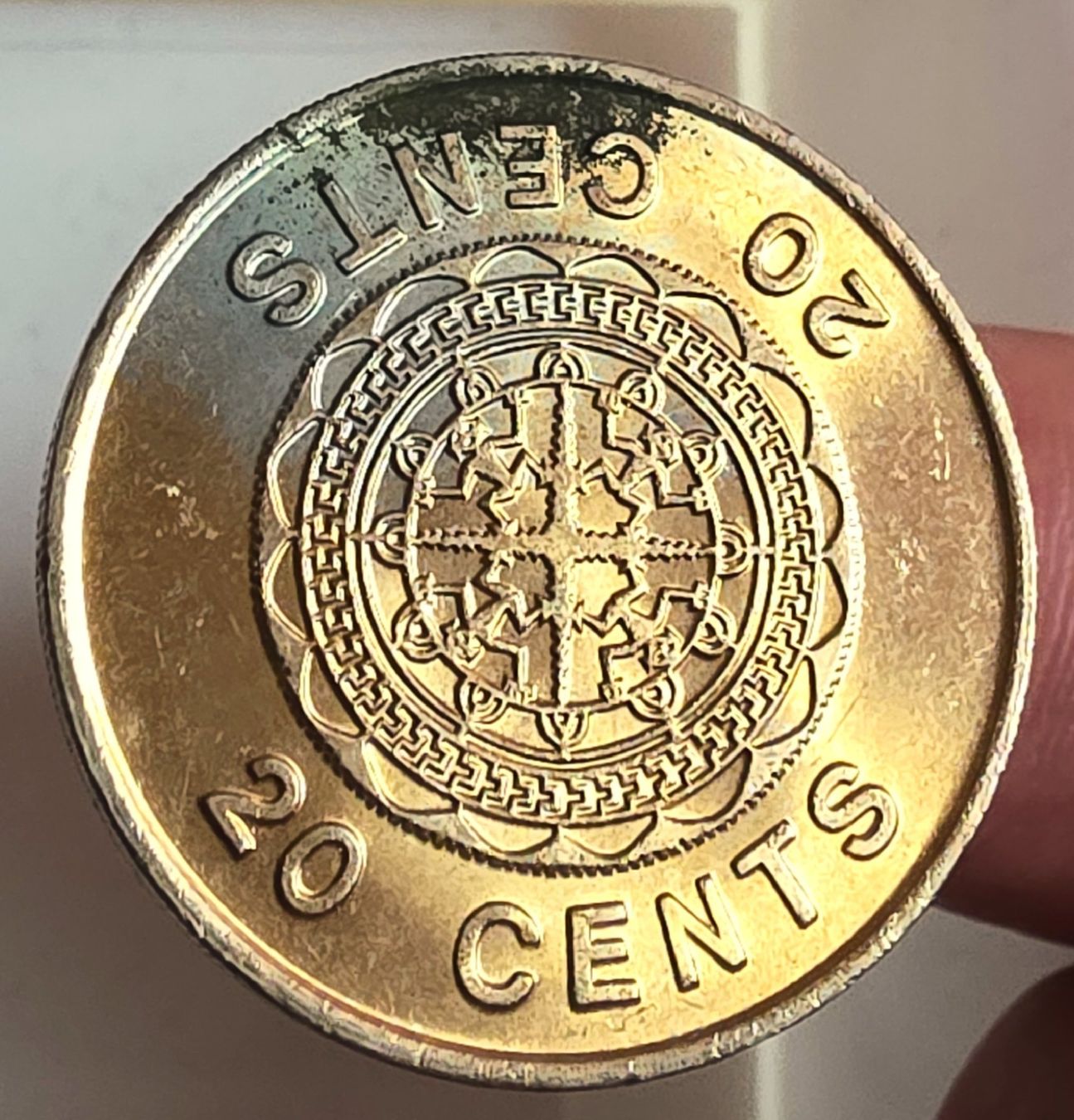 Alle Münzen: SOLOMON ISLANDS 20 CENTS 1977 – Gebraucht aus Winterthur von Creso70 1