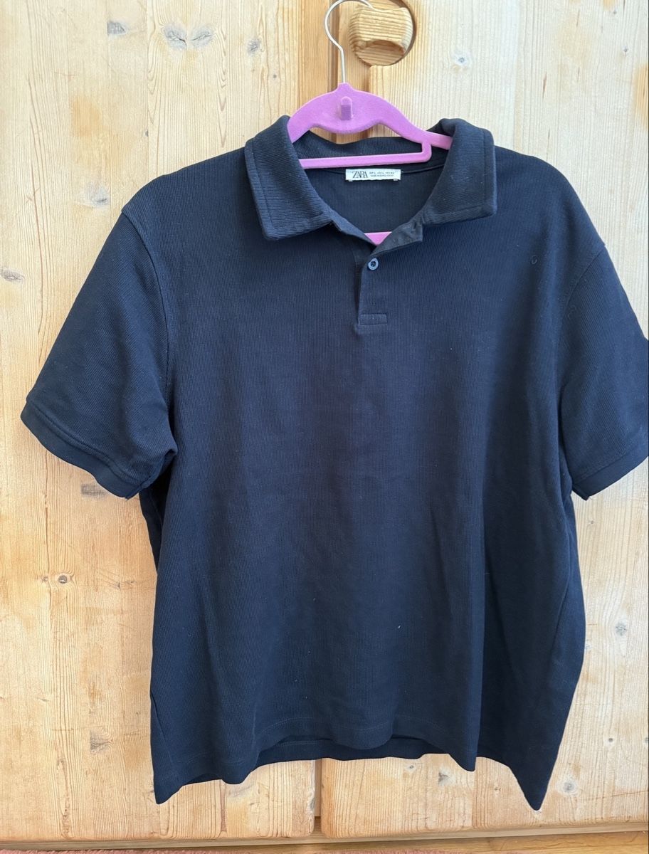 Zara Magliette Polo: Zara Polo Shirt Navy Blue Size M – Usato da Bern venduto da Wil.Wayne 1