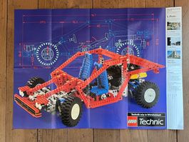 Lego Technic Poster / Prospekt von 1988 / Top Zustand!