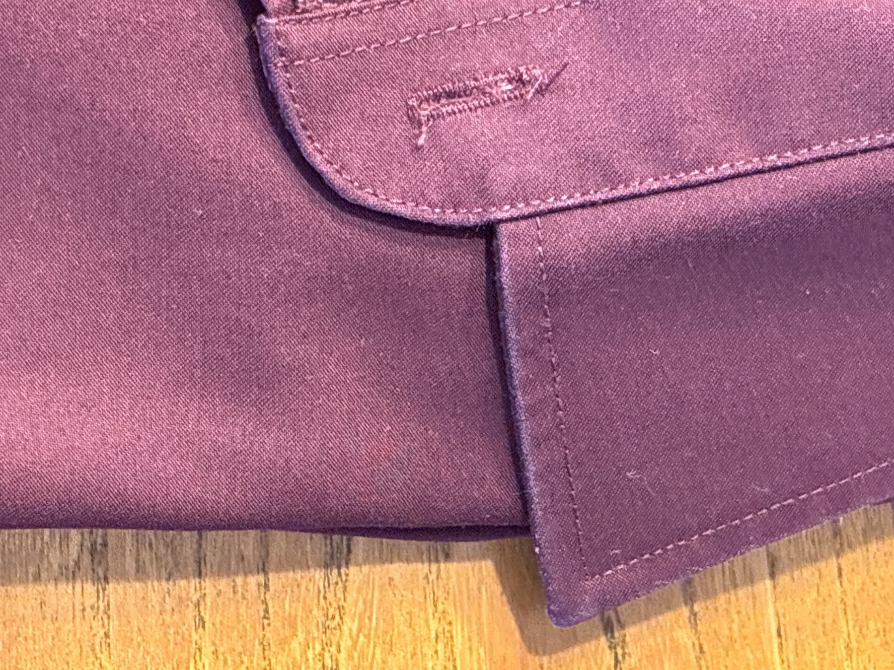 Camicie: Herren Hemd, Weinrot, Grösse M – Usato da Guntershausen venduto da Herbie8357 1