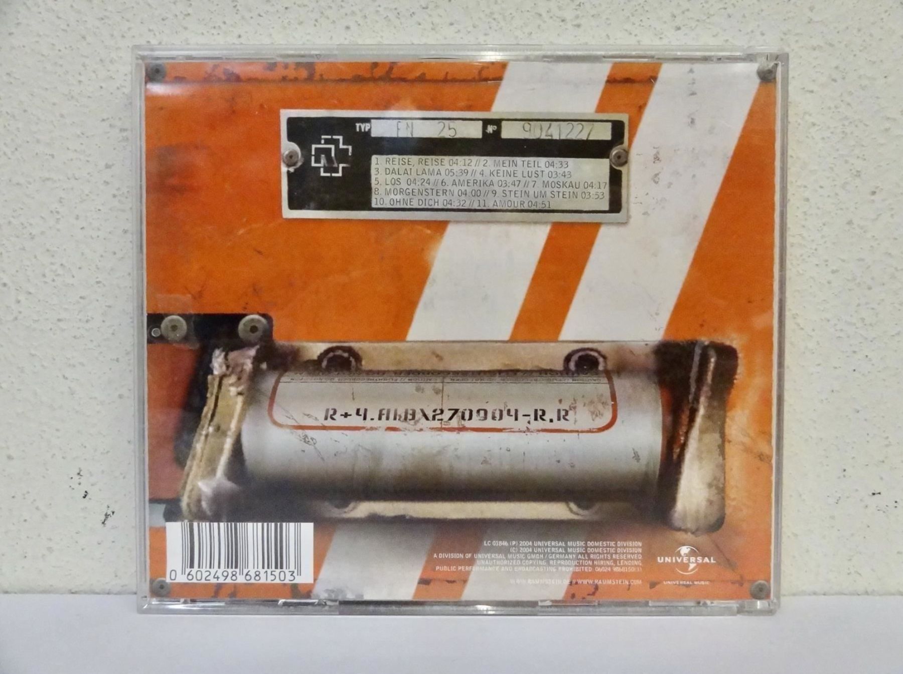 CDs: CD RAMMSTEIN / REISE, REISE – Neu (gemäss Beschreibung) aus Kerzers von djstarsky73 1