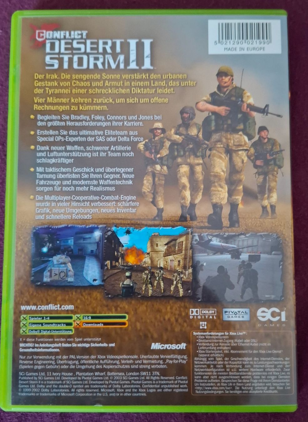 Spiele: Conflict Desert Storm 2 – Gebraucht aus Basel von mgn_ft72 1
