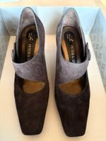 Brauner Peter Kaiser Wildleder Pumps, Grösse 36