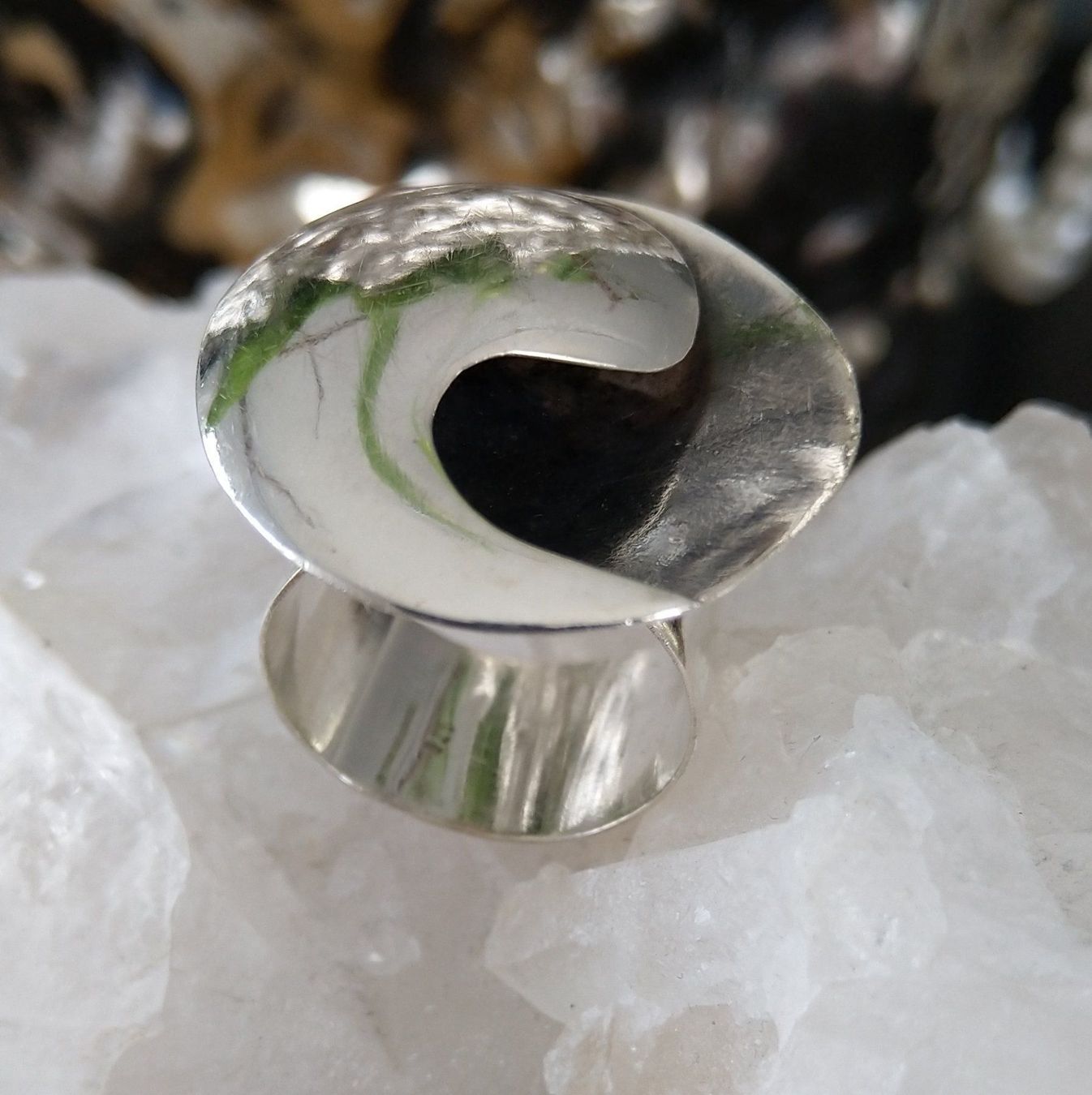 Ringe: MODERNER  RING in 925 SILBER – Gebraucht aus Romanshorn von Glitzer-Paradies 6