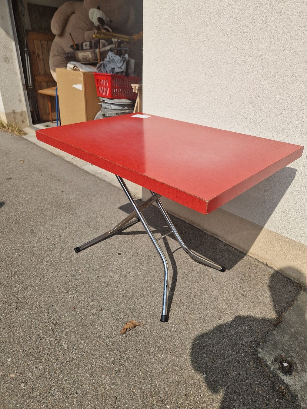 Tische: Kelko Klapptisch rot 60er Jahre  – Gebraucht aus Mörigen von Clio111 1