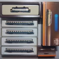 Set Neu OVP Märklin Z 8878 DB 218 Schnellzug Ozeanblau-Beige