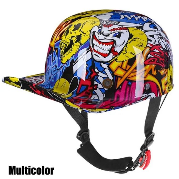 Harley Chopper Bobber Helm Bunt Kaufen auf Ricardo