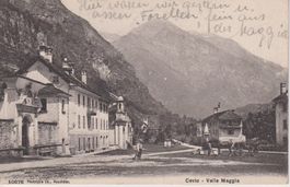 AK Cevio Valle Maggia - Cugnasco 1910, rara.