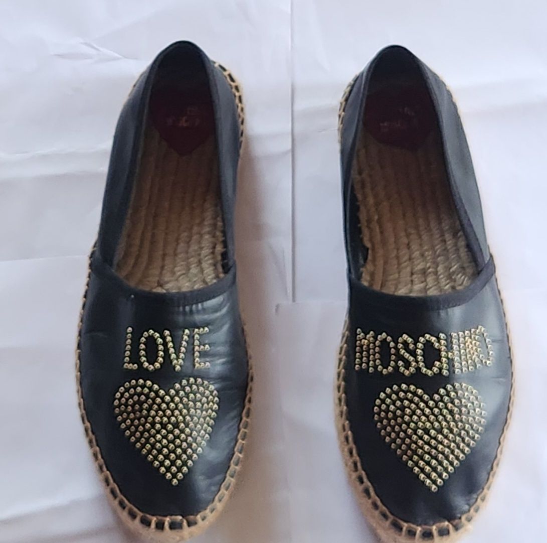 Moschino Damenschuhe: Espadrilles Love Moschino 38 – Gebraucht aus Niedergösgen von Eva2410