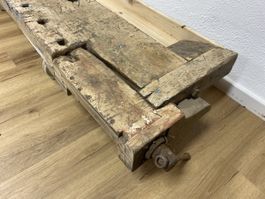 Vintage Hobelbankplatte