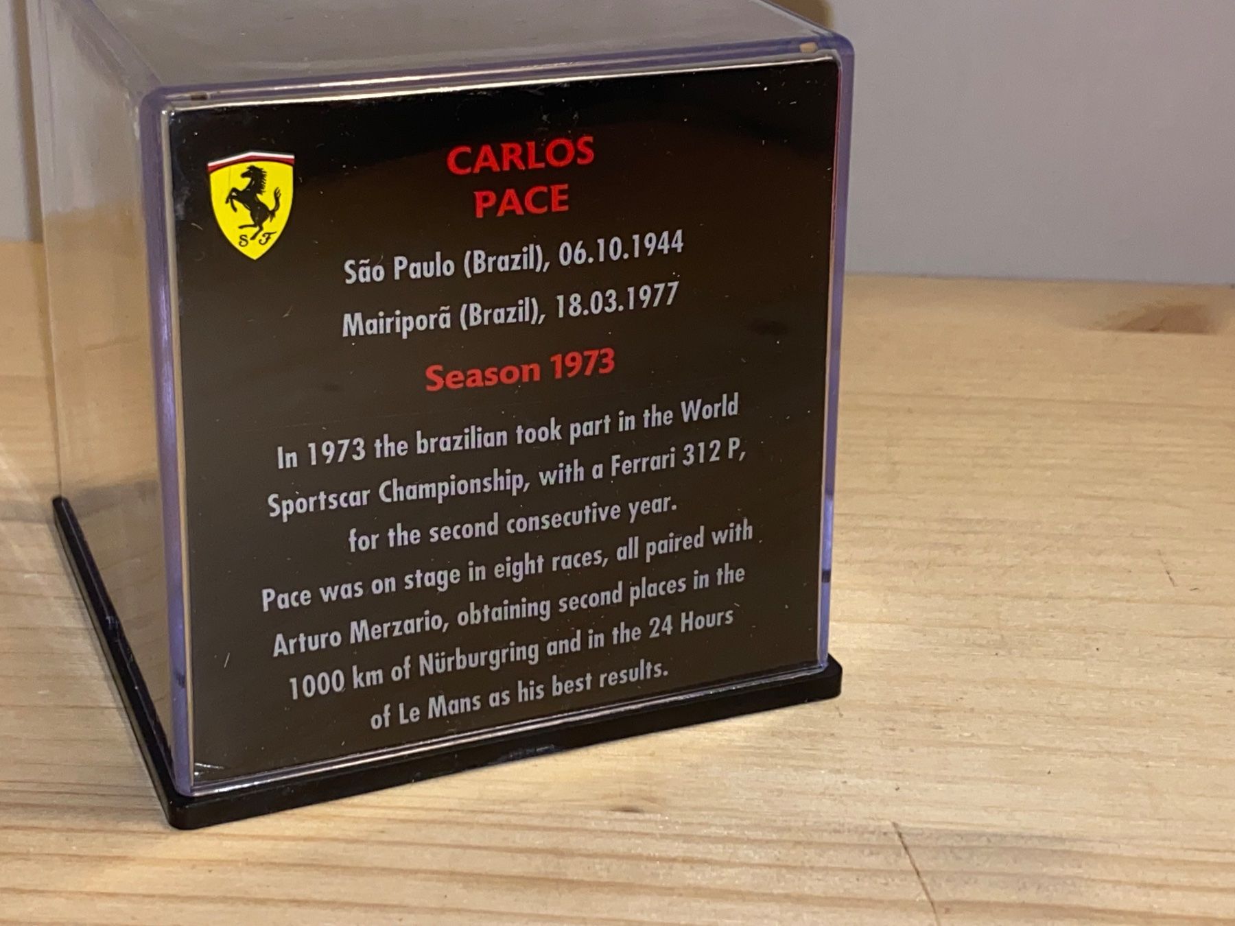 Ferrari Voitures modèles: Ferrari Helm 1/5 Carlos Pace 1973 – Neuf (Voir description) à Wohlen AG par PrivatSammlung 3
