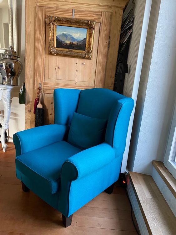 Ikea Sessel türkisblau Kaufen auf Ricardo