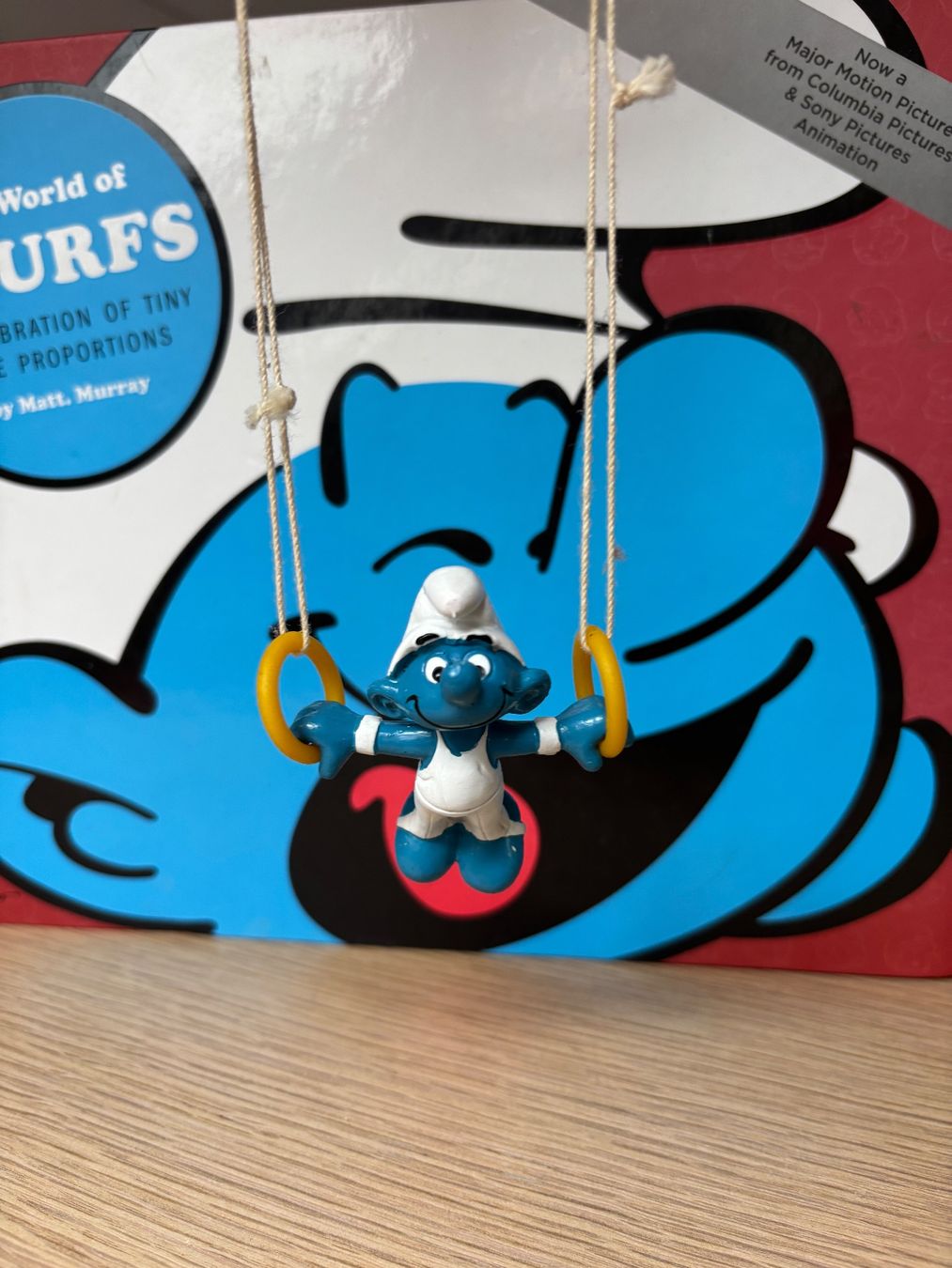 Schleich Figuren: Ringturner-Schlumpf – Gebraucht aus Lyss von Duckszone