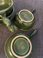 Set ciotole ISI 631/10 ceramica verde buono stato