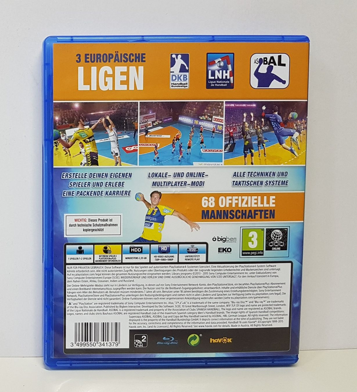 Sony Giochi: Handball 16 eine Packende Karriere  PS4 – Usato da Schüpfheim venduto da Games_Spielkonsolen 2