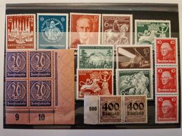 Deutsches Reich Briefmarken POSTFRISCH