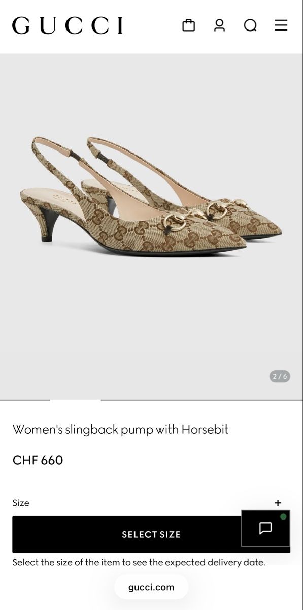 Gucci Scarpe da donna: Gucci slingback pump with Horsebit Gr.38.5 – Nuovo e nell'imballaggio originale da Pfäffikon SZ venduto da EMMA0111 6