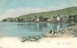 Vevey - Ufer - coloriert + 1905