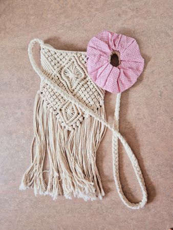 CREAM DELUXE TASCHE STRICKWARE BAG LANDHAUS,  TOP ZU KLEID