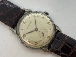 A. LeCoultre Vintage 30mm läuft läuft /i385