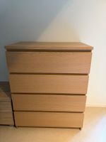 IKEA MALM Kommode – 4 Schubladen – Eiche