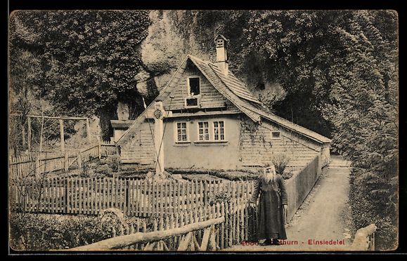 Cartes postales: AK Solothurn, Einsiedelei – D'occasion à Berlin par bartko-reher