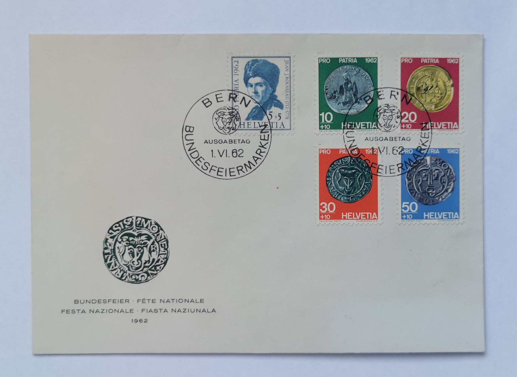 Tous les timbres: FDC PP 1962 – Neuf (Voir description) à Aadorf par Chnorli-Furz