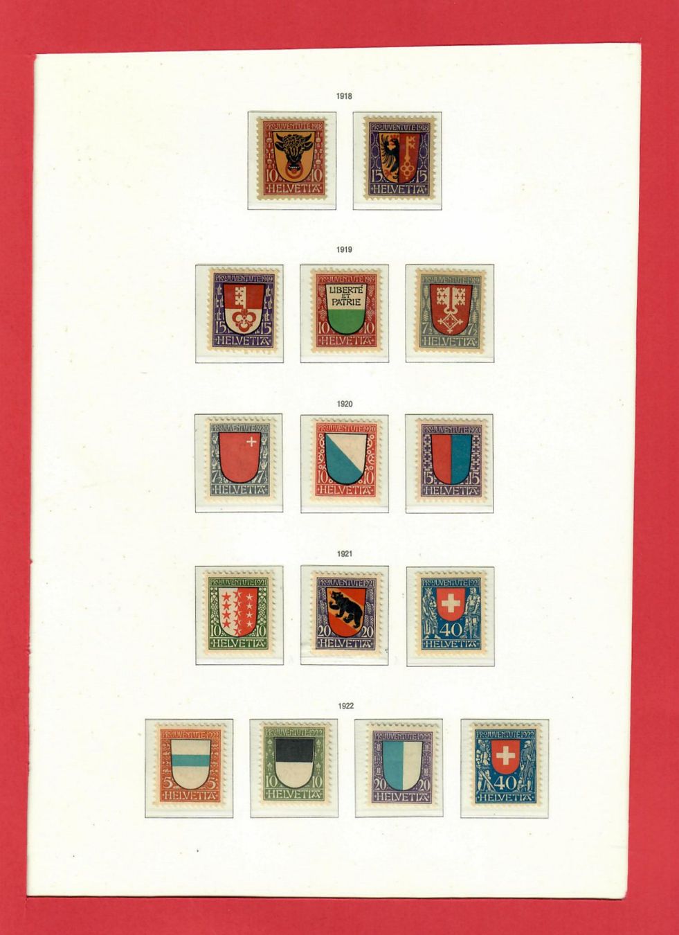Tutti i francobolli: ProJuventute Top Sammlung 1912-1963 Postfrisch mit Vorläufer – Usato da Bützberg venduto da Die.6.a 1