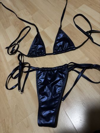 Sexy Bikini Blau Plateau