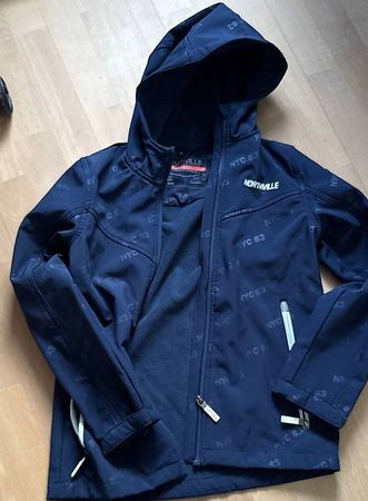 Blaue Softshelljacke Gr 152