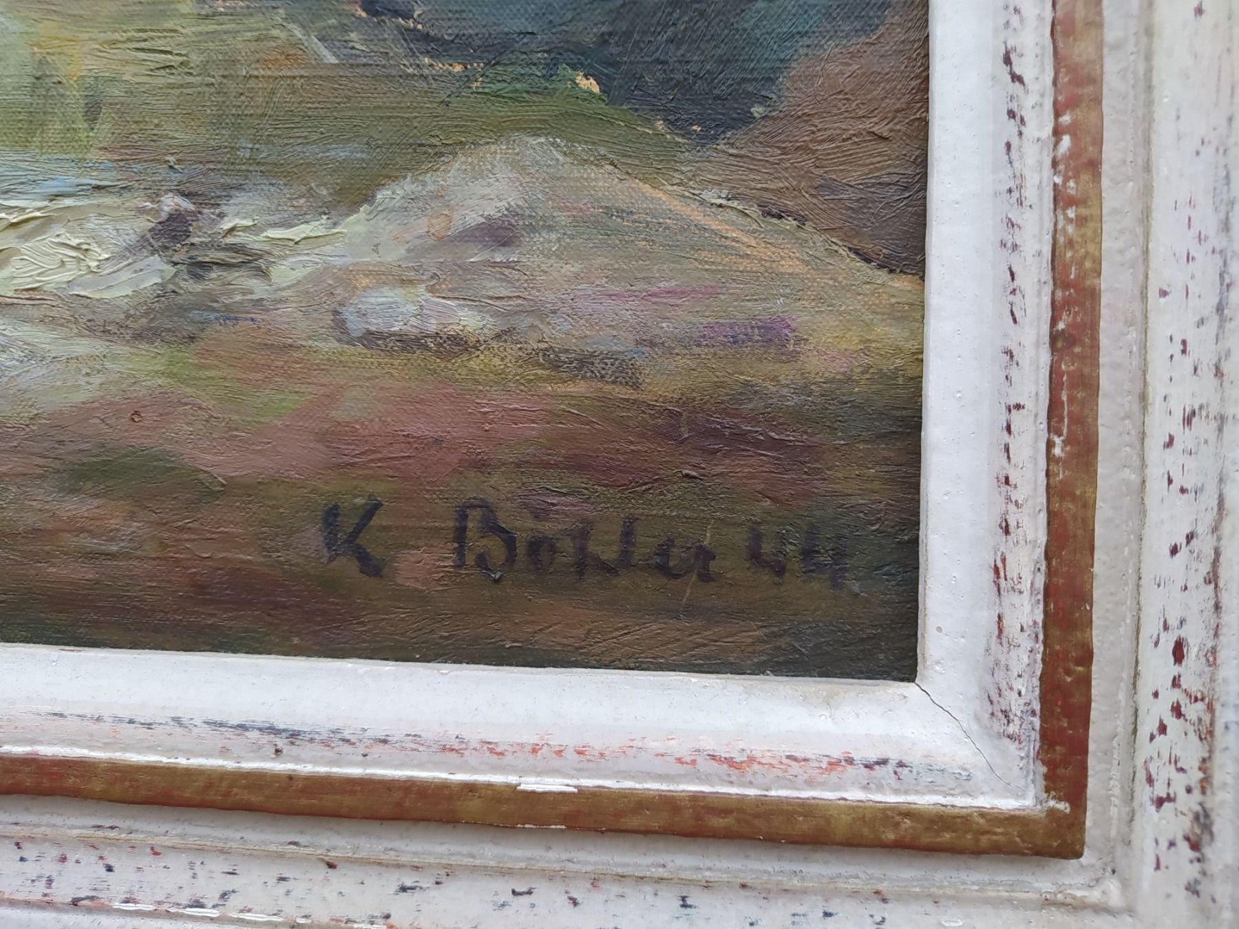 Gemälde: Ölgemälde signiert, datiert – Gebraucht aus Bretzwil von nefith 1