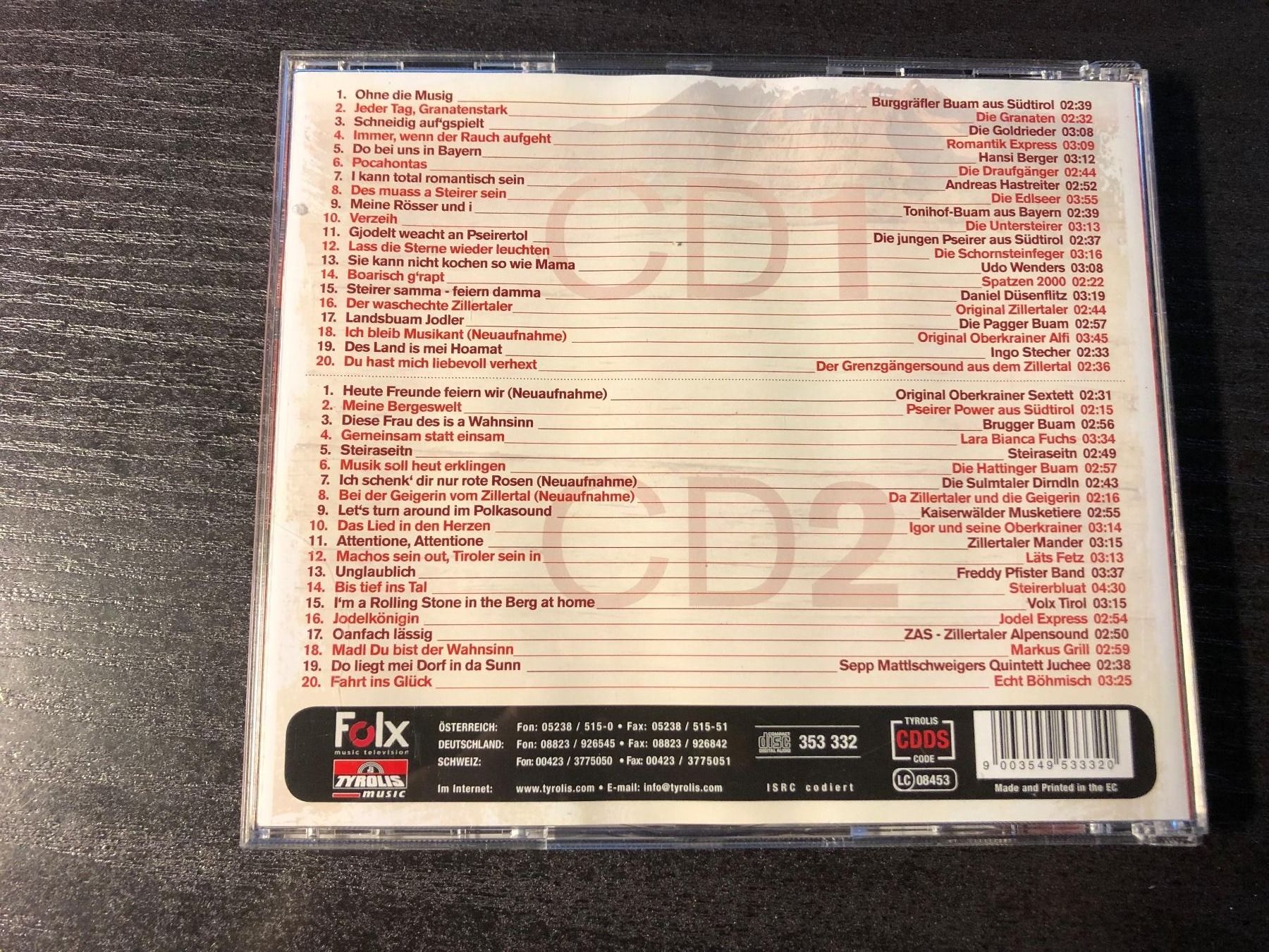 CD: Das Beste aus dem Folx Stadl - 2CD – Usato da Schübelbach venduto da Dolly990_2 3