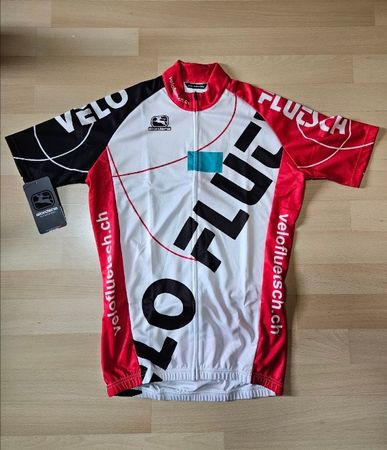 Velotrikot Giordana Vero weiss/rot/schwarz Gr. S