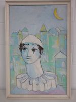 Gemälde trauriger Pierrot