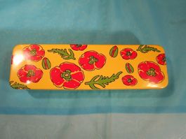 Kambly Blechbüchse mit Mohnblumen