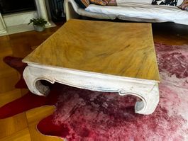 Opiumtisch Couchtisch fast quadratisch 99 x 97.5 x 41