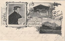 Postkarte Gruss aus Wildhaus Geburtshaus Ulrich Zwingli g...