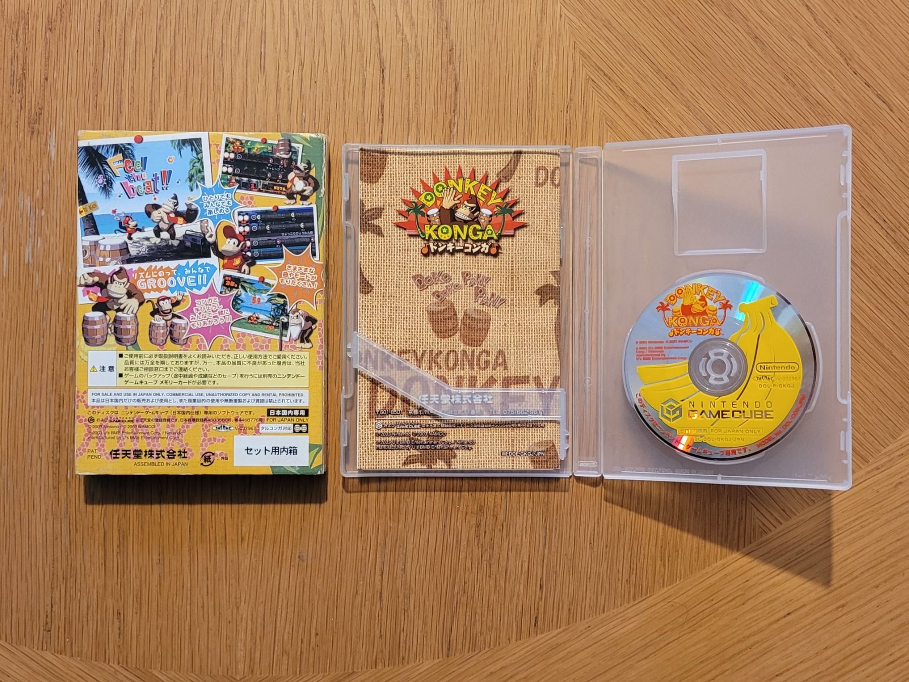 Giochi: Donkey Konga Gamecube OVP GC Japan – Usato da Münchenstein venduto da danytlaw 2